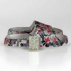 Mudd Floral Slide Sandals Women's Size 7 Aloha-01FLP Multicolor Pool Sandals